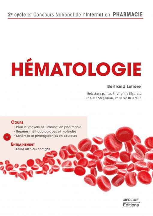 Couverture du livre sur l'hématologie.