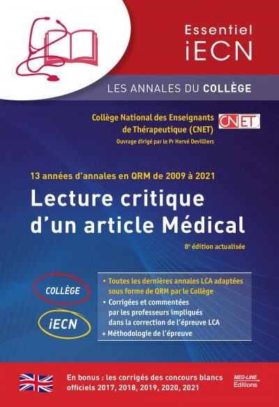 13 années d’annales en QRM de 2009 à 2021 – Lecture critique d’un article Médical