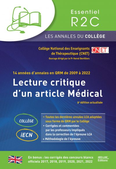 14 années d’annales en QRM de 2009 à 2022 Lecture critique d’un article Médical
